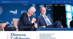 Desktop Screenshot of presidentialleadershipscholars.org